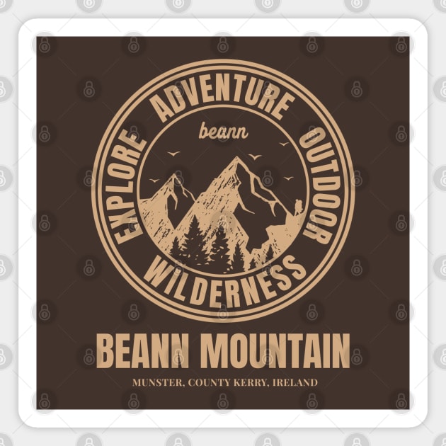 Ireland Hiking, Beann Mountain Hike Magnet by Eire